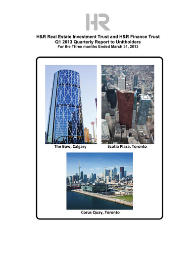 Miniature H&R REIT Rapport trimestriel 2013-q1