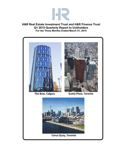 Miniature H&R REIT Rapport trimestriel 2015-q1