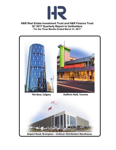 Miniature H&R REIT Rapport trimestriel 2017-q1