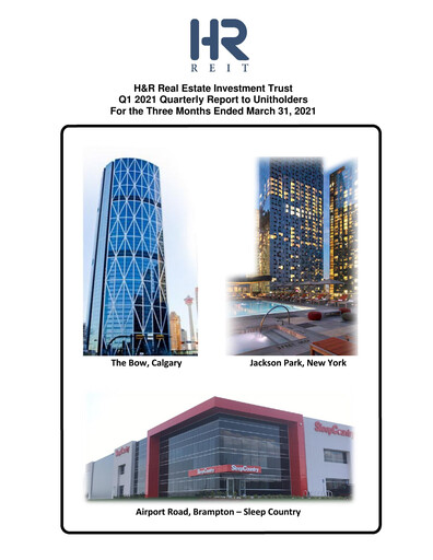 Miniature H&R REIT Rapport trimestriel 2021-q1