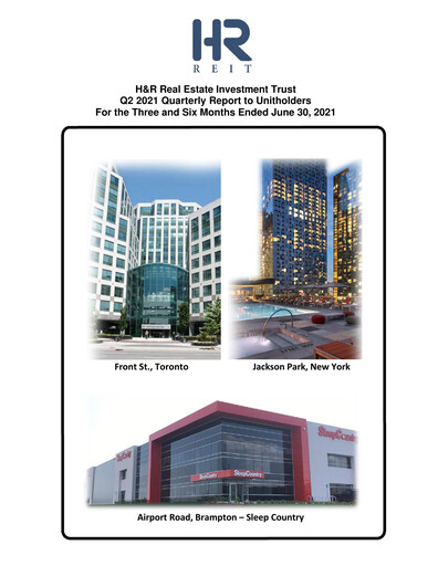 Miniature H&R REIT Rapport trimestriel 2021-q2
