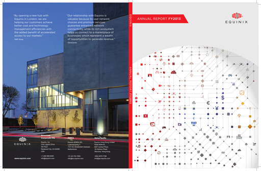 Miniature Equinix Rapport annuel fy2013