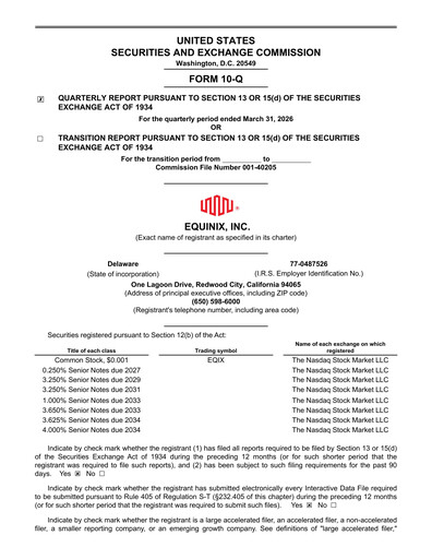Thumbnail Equinix Quarterly Report 2026-q1