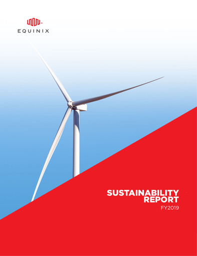 Miniature Equinix Rapport de durabilité fy2019