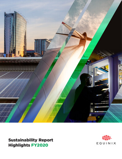 Miniature Equinix Rapport de durabilité fy2020