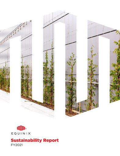 Miniature Equinix Rapport de durabilité fy2021