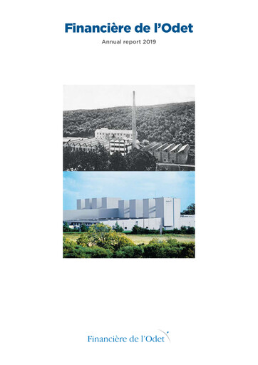 Miniature Compagnie de l'Odet Rapport annuel 2019
