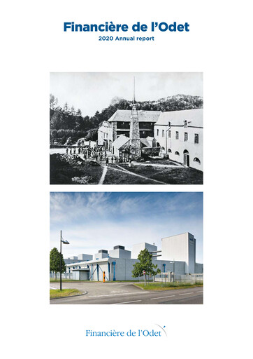 Thumbnail Compagnie de l'Odet Annual Report 2020