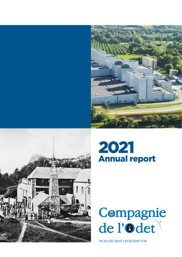 Thumbnail Compagnie de l'Odet Annual Report 2021