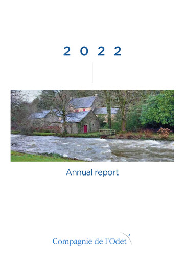 Thumbnail Compagnie de l'Odet Annual Report 2022