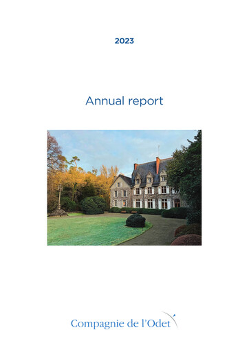 Thumbnail Compagnie de l'Odet Annual Report 2023