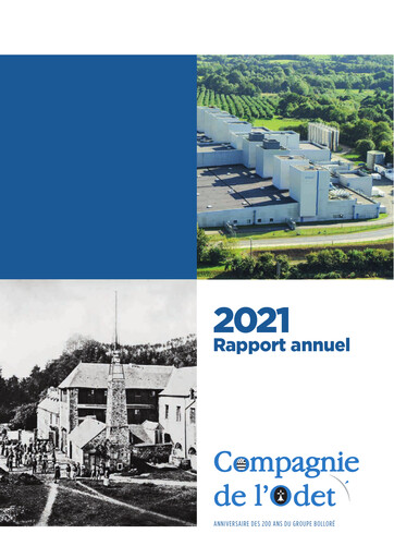 Miniature Compagnie de l'Odet Rapport annuel 2021