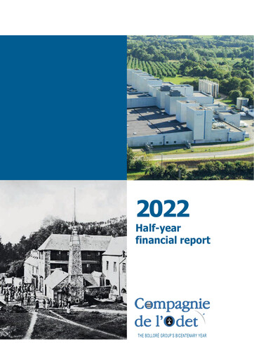 Miniature Compagnie de l'Odet Rapport semestriel 2022-h1