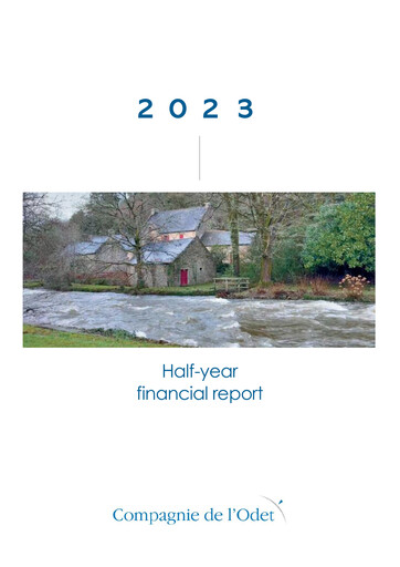 Miniature Compagnie de l'Odet Rapport semestriel 2023-h1