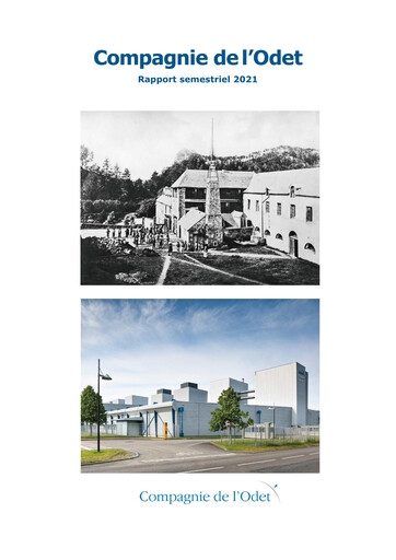 Miniature Compagnie de l'Odet Rapport semestriel 2021-h1