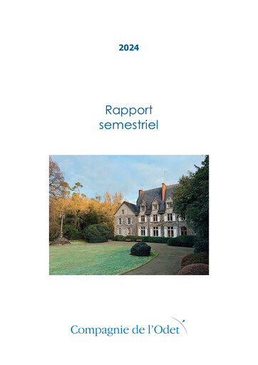 Miniature Compagnie de l'Odet Rapport semestriel 2024-h1