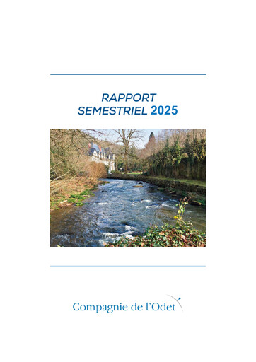Miniature Compagnie de l'Odet Rapport semestriel 2025-h1