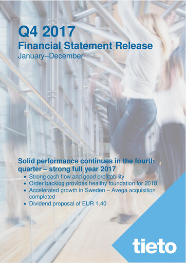 Thumbnail TietoEVRY Financial Statement 2017