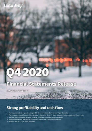Thumbnail TietoEVRY Financial Statement 2020