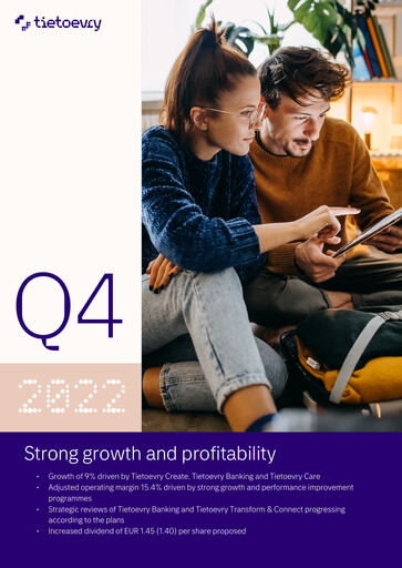 Thumbnail TietoEVRY Financial Statement 2022