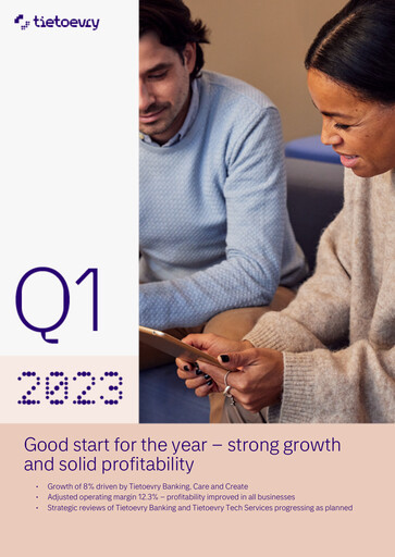 Vorschaubild TietoEVRY Quartalsbericht 2023-q1