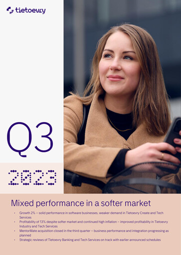 Vorschaubild TietoEVRY Quartalsbericht 2023-q3