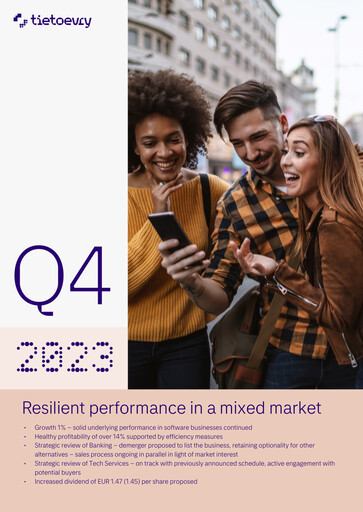 Vorschaubild TietoEVRY Quartalsbericht 2023-q4