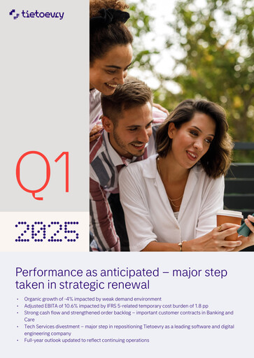 Vorschaubild TietoEVRY Quartalsbericht 2025-q1
