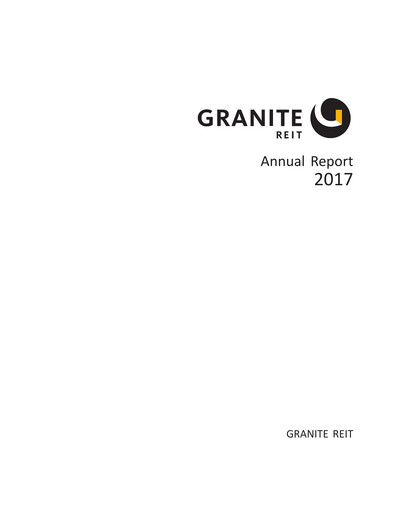 Thumbnail Granite REIT Annual Report 2017