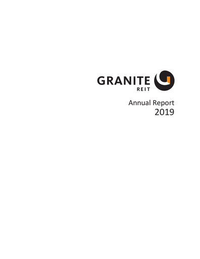 Thumbnail Granite REIT Annual Report 2019