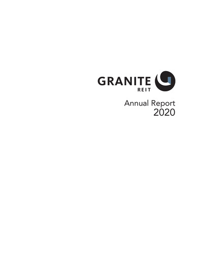 Thumbnail Granite REIT Annual Report 2020