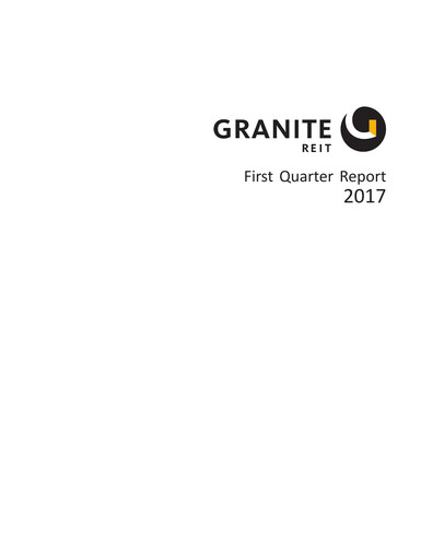 Thumbnail Granite REIT Quarterly Report 2017-q1