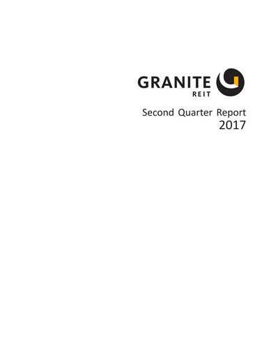Thumbnail Granite REIT Quarterly Report 2017-q2