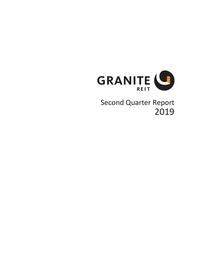 Thumbnail Granite REIT Quarterly Report 2019-q2