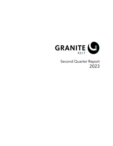 Thumbnail Granite REIT Quarterly Report 2023-q2