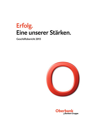 Thumbnail Oberbank Annual Report 2013