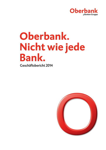 Thumbnail Oberbank Annual Report 2014