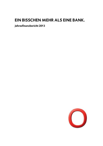 Thumbnail Oberbank Financial Report 2013