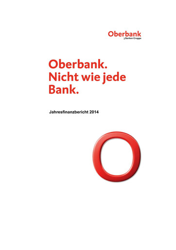 Thumbnail Oberbank Financial Report 2014