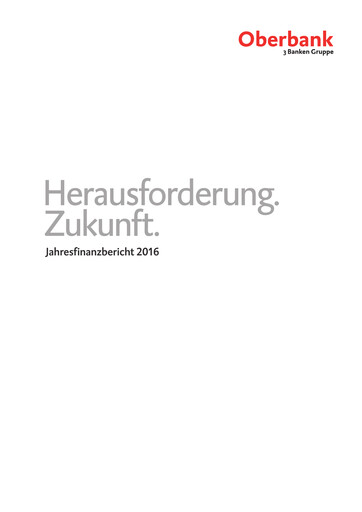 Thumbnail Oberbank Financial Report 2016