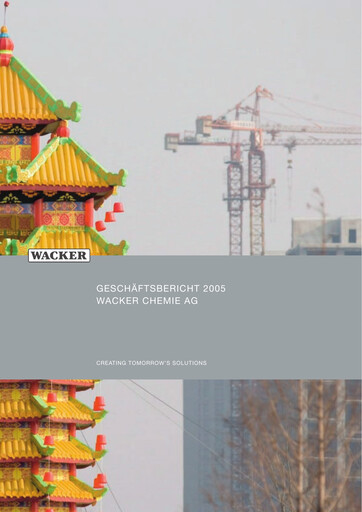Thumbnail Wacker Chemie
 Annual Report 2005