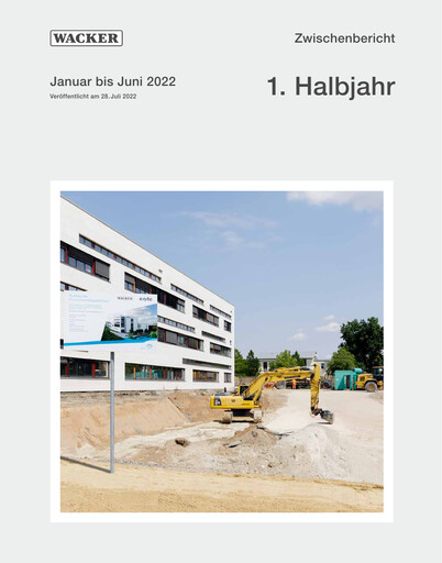 Vorschaubild Wacker Chemie
 Halbjahresbericht 2022-h1