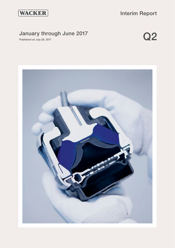 Thumbnail Wacker Chemie
 Half-year Report 2017-h1