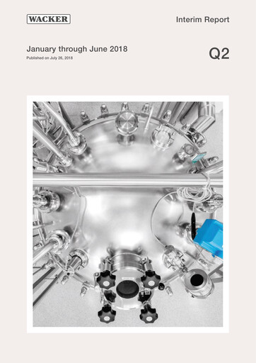 Thumbnail Wacker Chemie
 Half-year Report 2018-h1