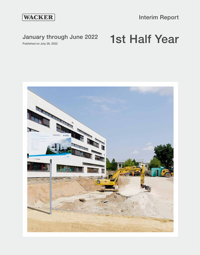 Thumbnail Wacker Chemie
 Half-year Report 2022-h1