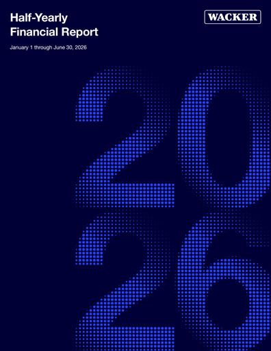 Thumbnail Wacker Chemie
 Half-year Report 2026-h1