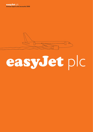 Thumbnail easyJet Annual Report 2008