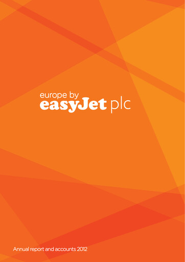 Thumbnail easyJet Annual Report 2012