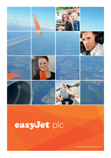 Thumbnail easyJet Annual Report 2013