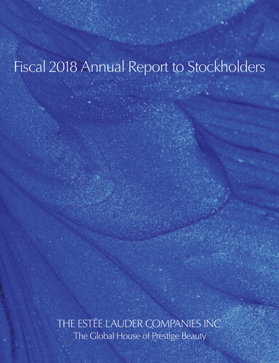 Thumbnail Estee Lauder Annual Report 2018